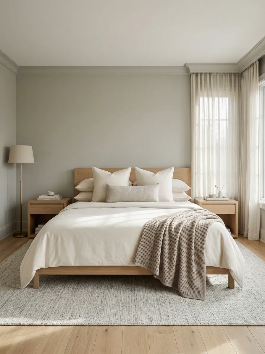 Make the Bed Look Bigger With Simple Layering