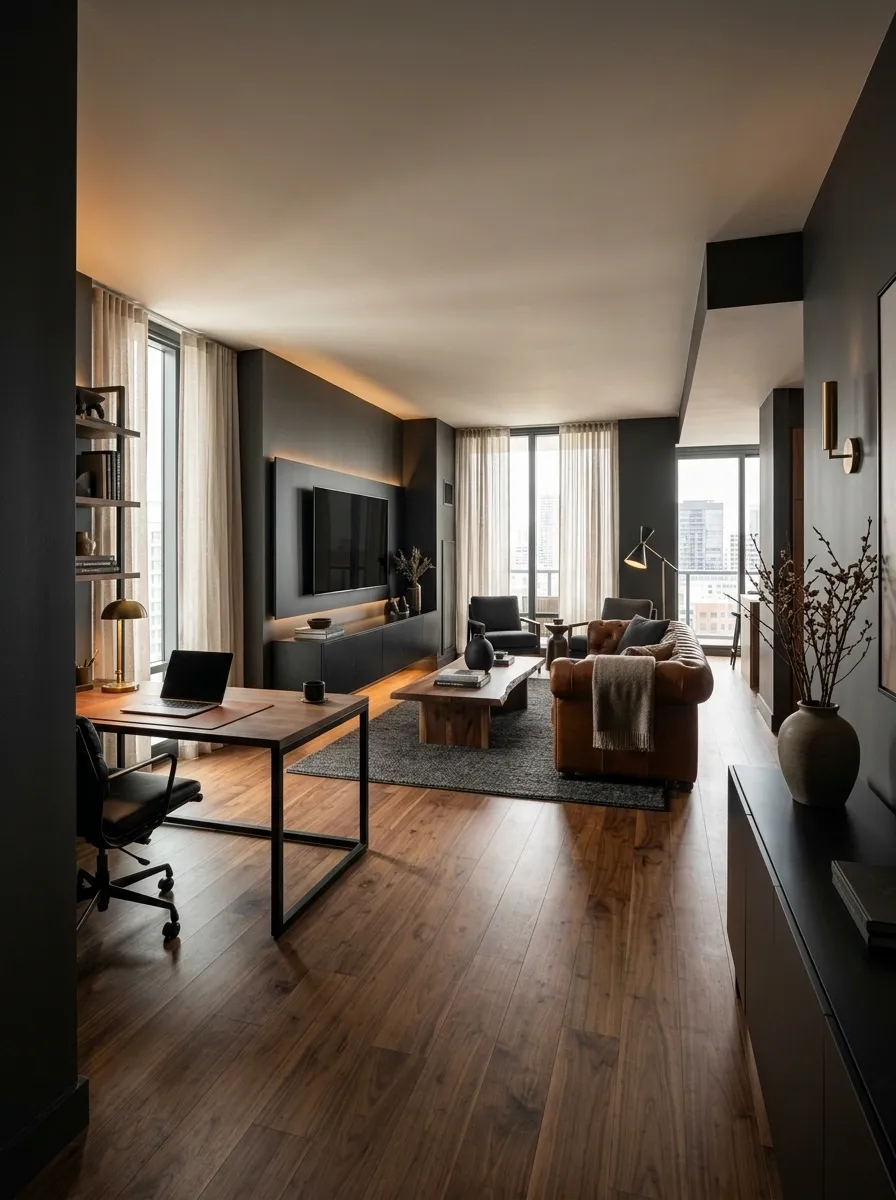 Make the Entire Apartment Feel Like One Connected Man Cave