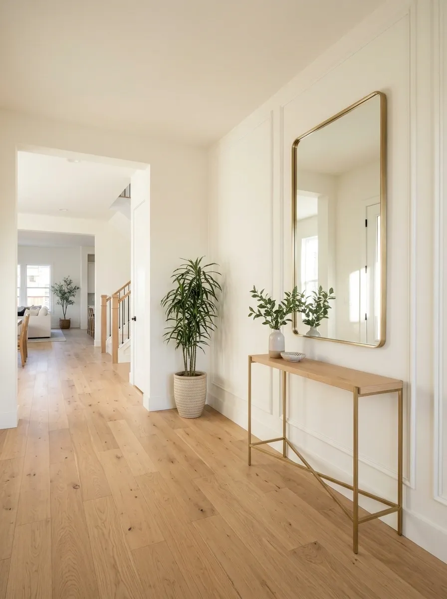 Make the Entryway Feel Open, Bright, and Uncluttered
