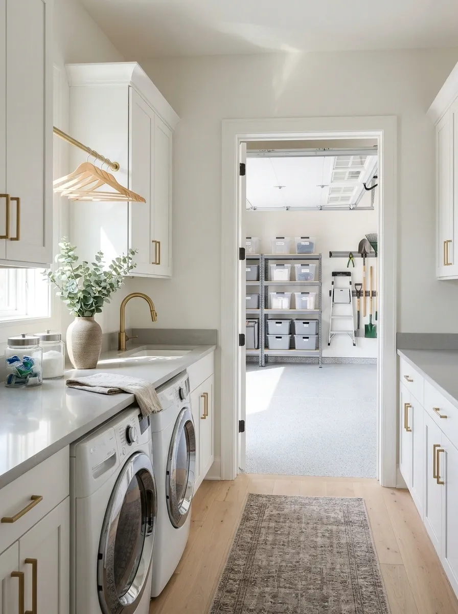 Make the Garage, Laundry Area, and Storage Spaces Look Usable