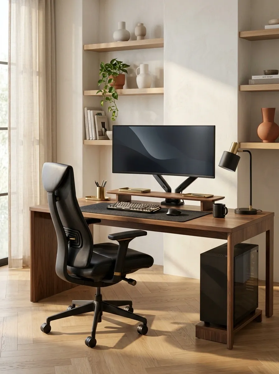 Match the Chair Height to the Desk and Screen