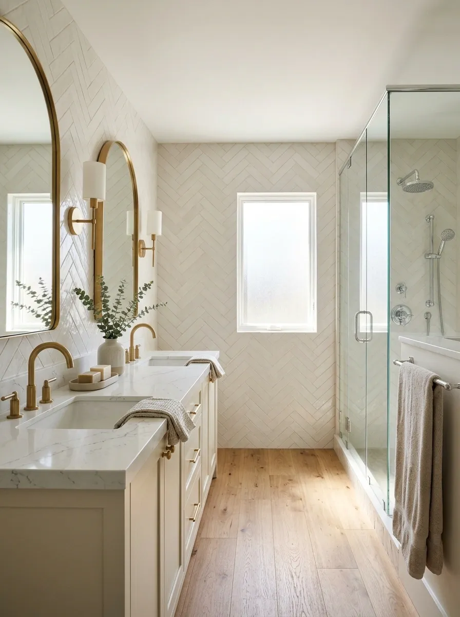 Mix Brass With Chrome Without Making the Bathroom Look Confused