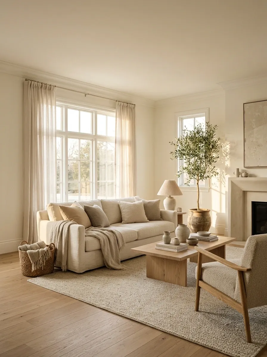 Paint the Walls a Warm Off-White Instead of Stark Gray