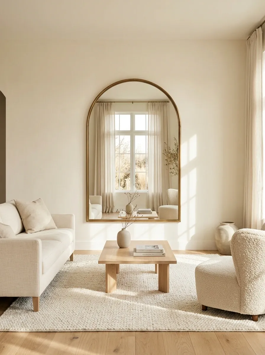 Place a Mirror Across From or Near the Brightest Light Source