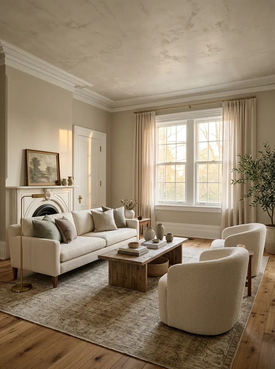 Popcorn Ceilings or Other Finishes That Date the House