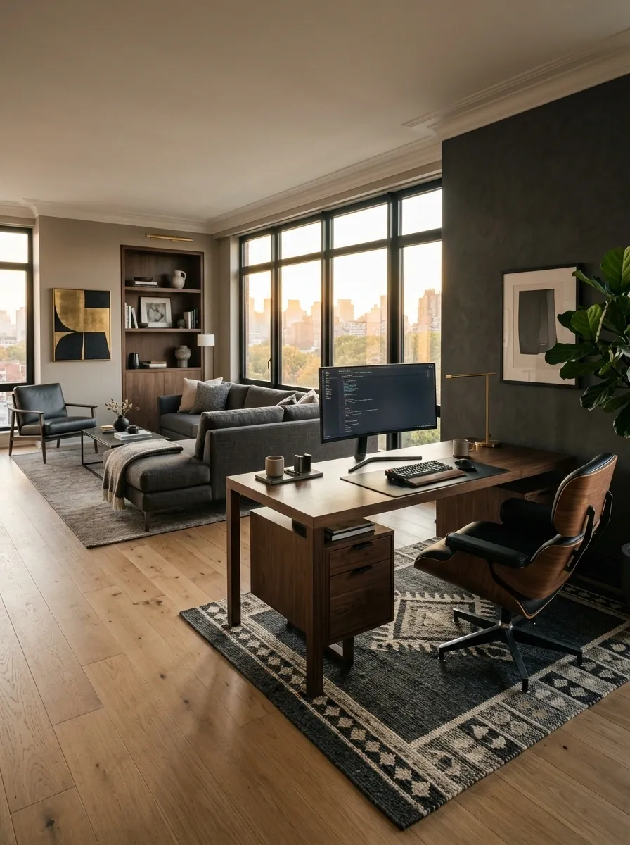 Put the Desk in Its Own Visual Zone