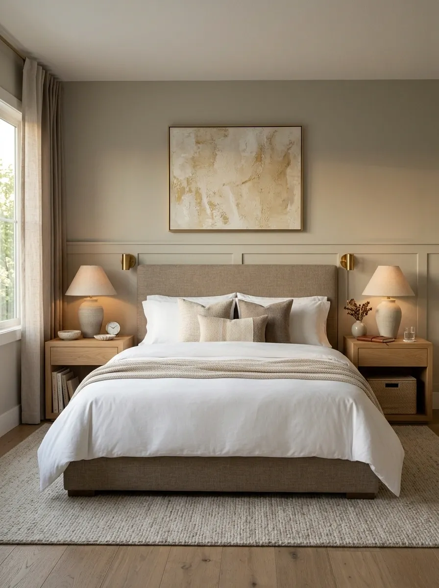 Put Warm Lamps on Both Sides of the Bed