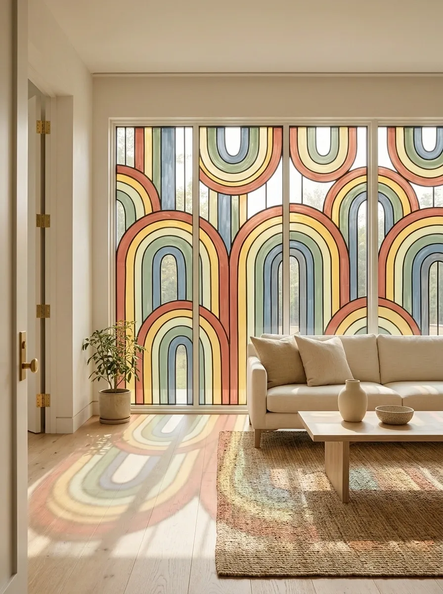 Rainbow Arches With a Stained-Glass-Inspired Finish