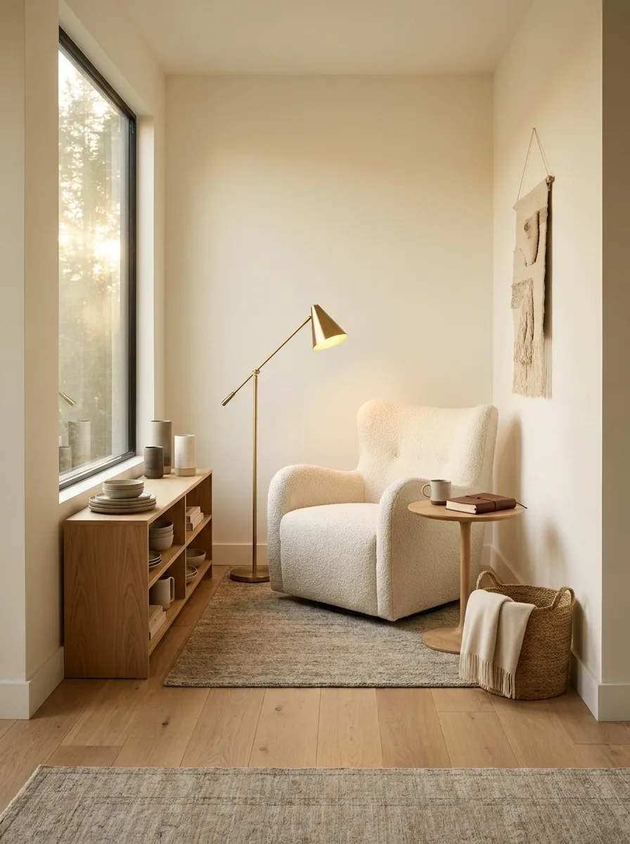 Reading Nook at the Quiet End of the Room