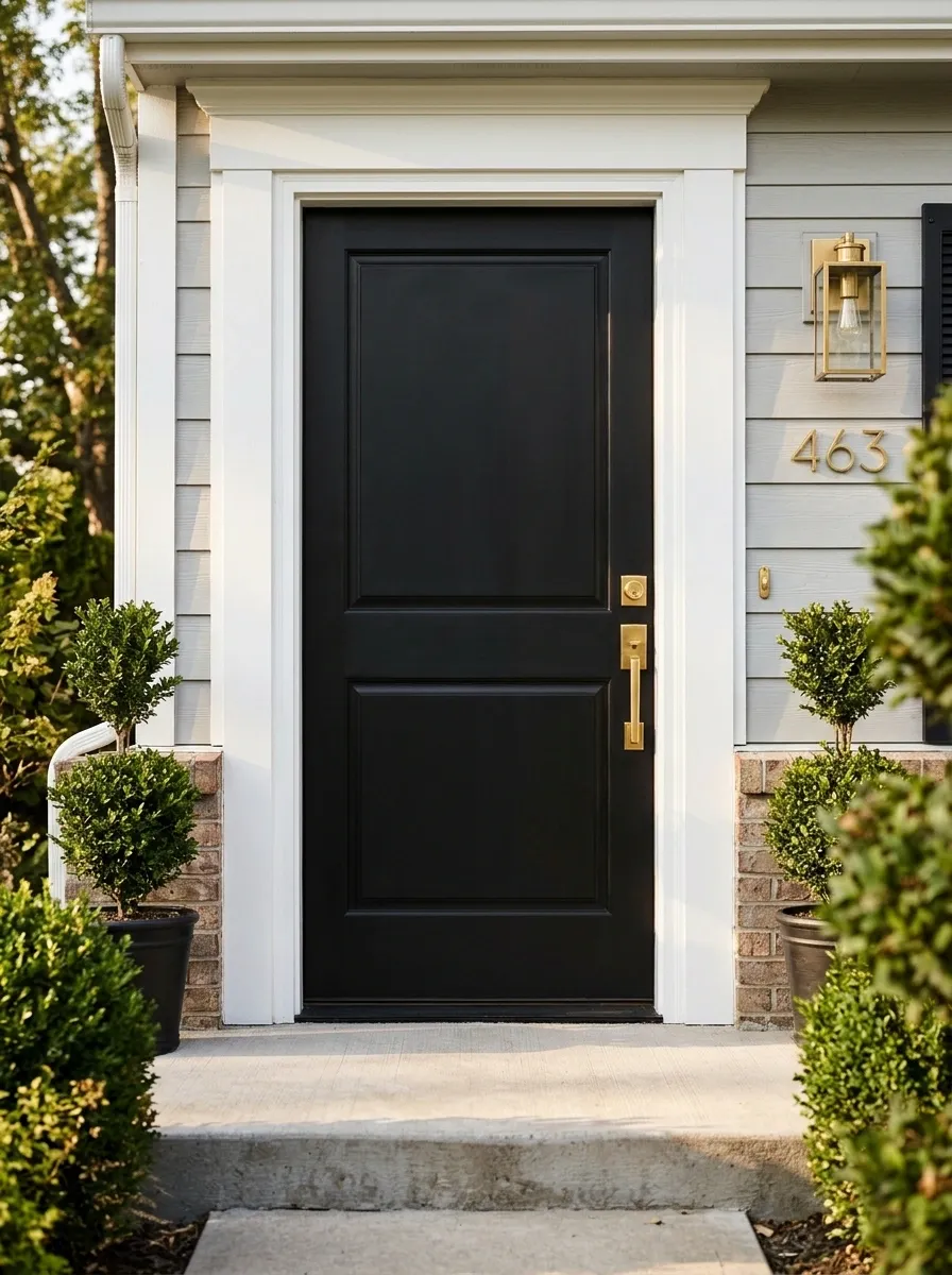 Refresh the Front Door Before Spending Money on the Foyer
