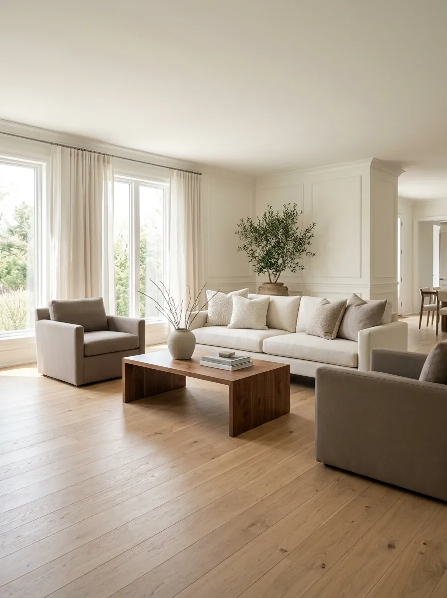 Remove Rugs That Make the Room Look Smaller