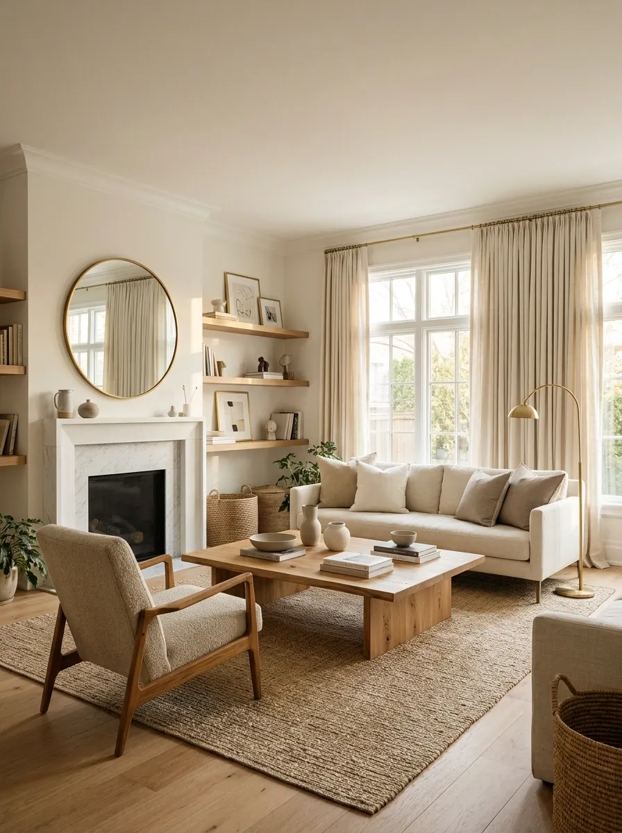 Repeat Two or Three Finishes Throughout the Room