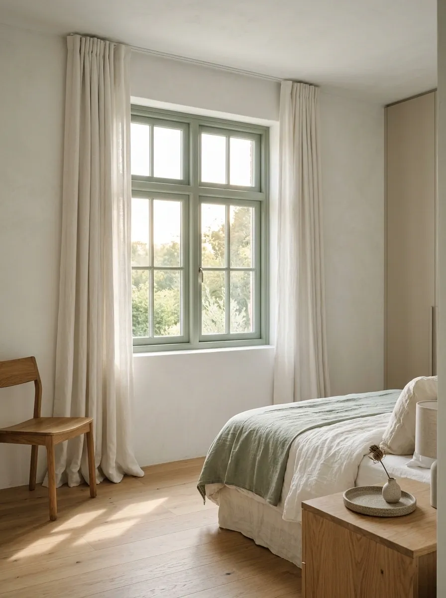 Sage Frames With Chalk Walls and Painted Furniture