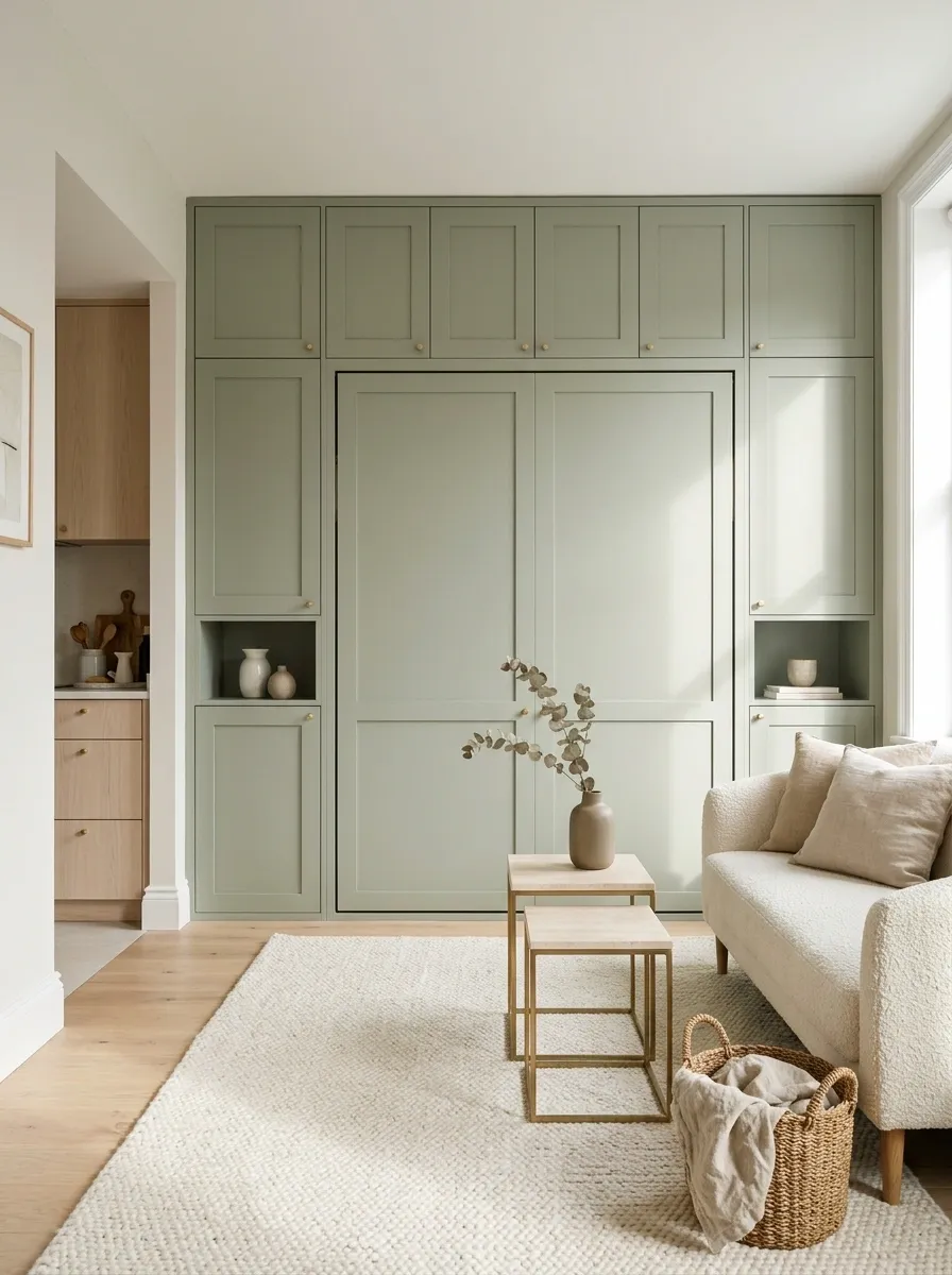 Sage Studio With a Foldaway Bed and a Proper Sitting Room