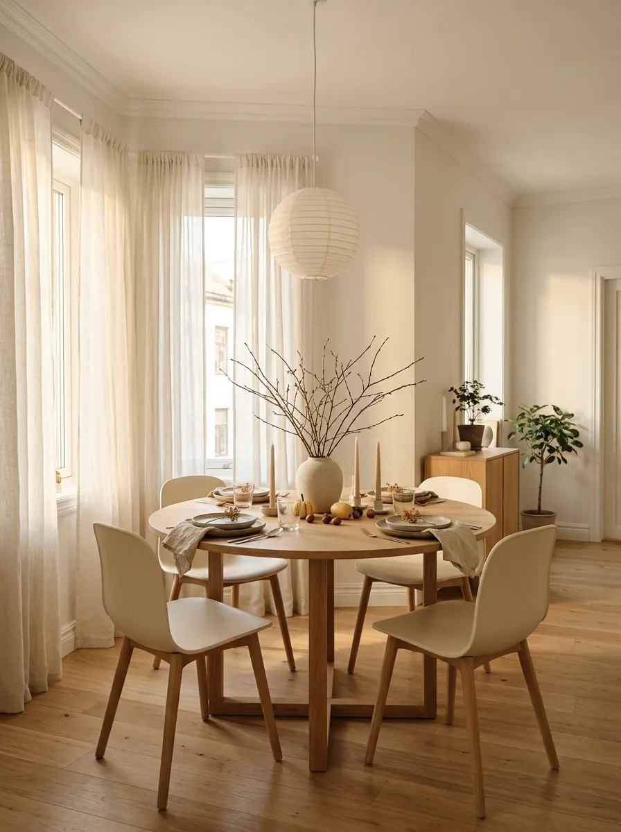 Scandinavian Thanksgiving Dining Nook