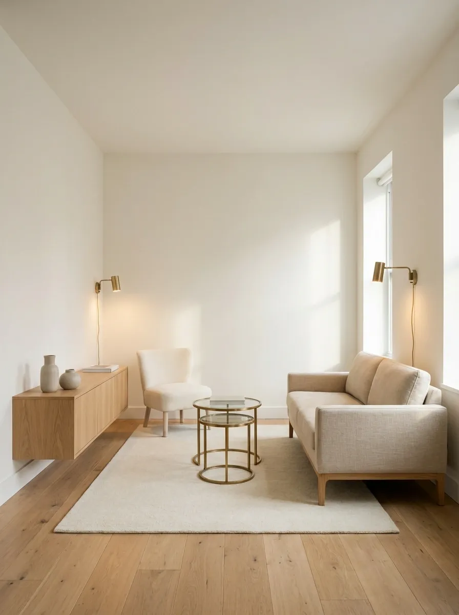 Small Apartment Living Room With a Loveseat