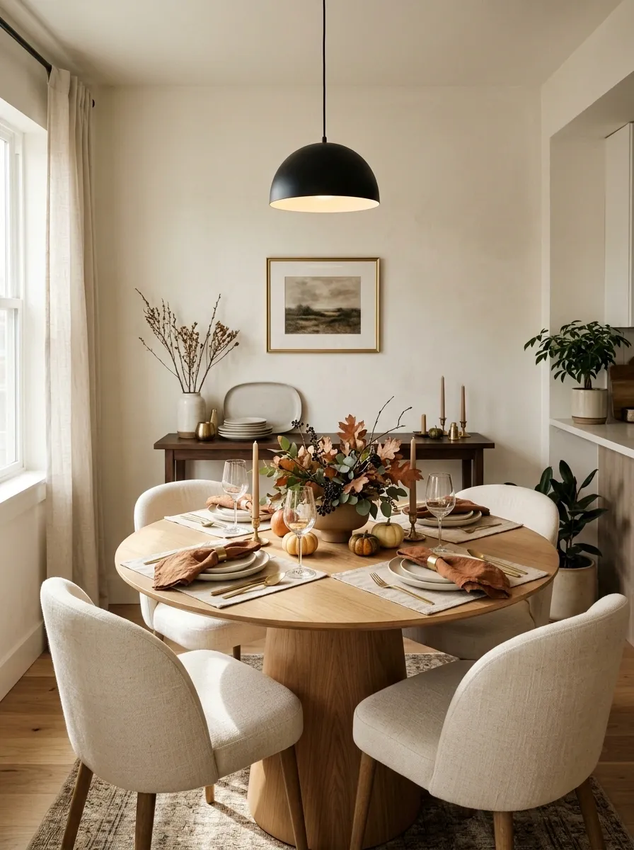 Small Apartment Thanksgiving Dinner Setup