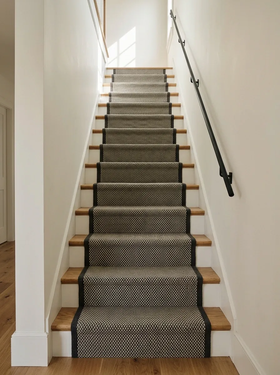 Small Geometric Pattern on a Narrow Staircase
