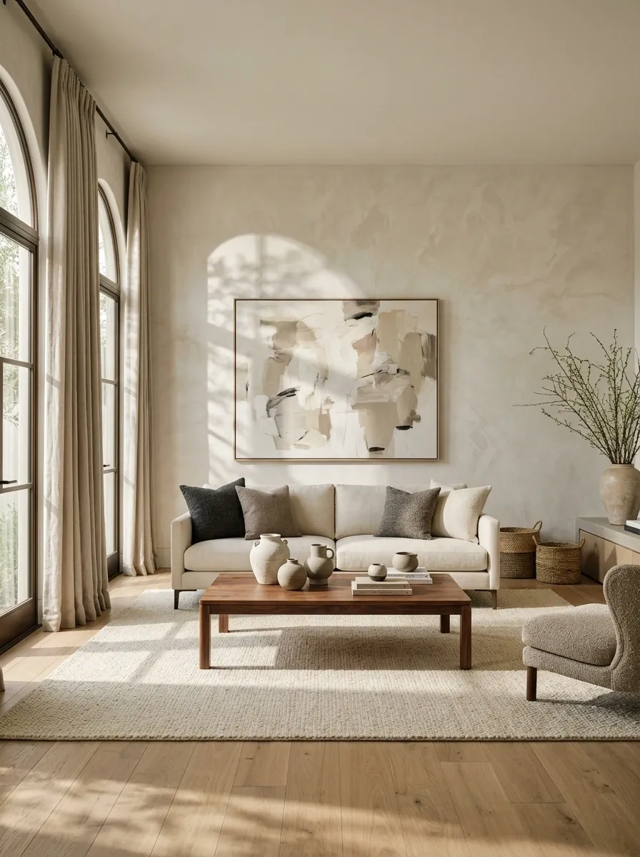 Sponge-Painted Walls and Heavy Faux Finishes
