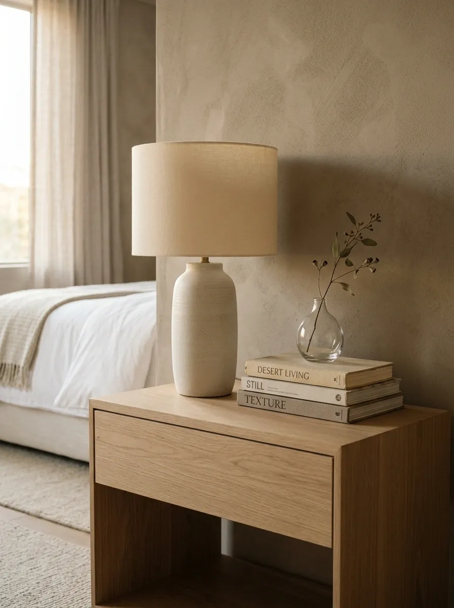 Style the Nightstand With Only Three Things