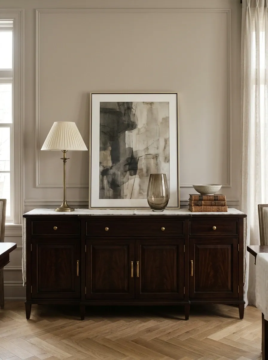 Style the Sideboard With Three Levels, Not Twelve Little Things