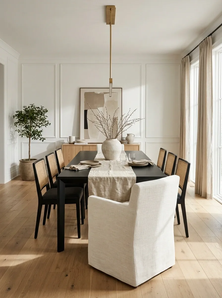Swap Matching Chairs for a Slight Mix of Materials