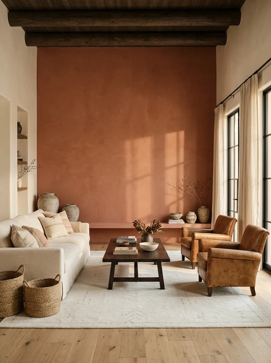 Terracotta + Cream With Southwestern Texture