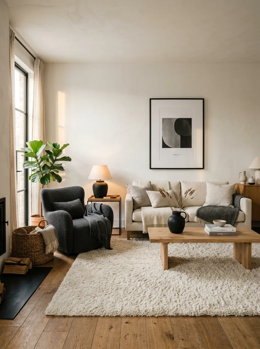 The Layered Monochrome Room With No Single Hero Piece