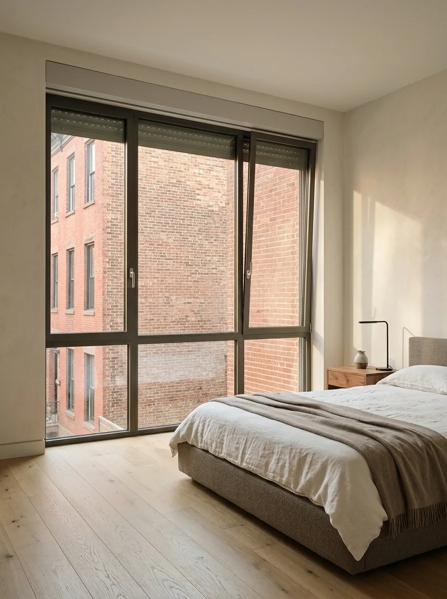 Urban Townhouse With Exterior Rolling Shutters