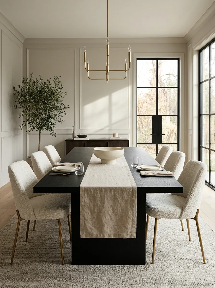Use a Long Runner Instead of a Tiny Centerpiece