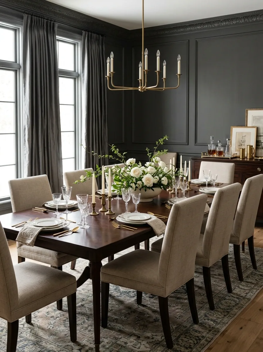 Use a Low Floral Arrangement So Dinner Guests Can Actually See Each Other