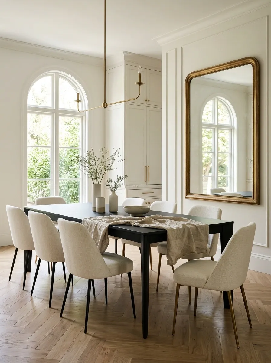Use a Mirror to Spread Light Around the Black Table