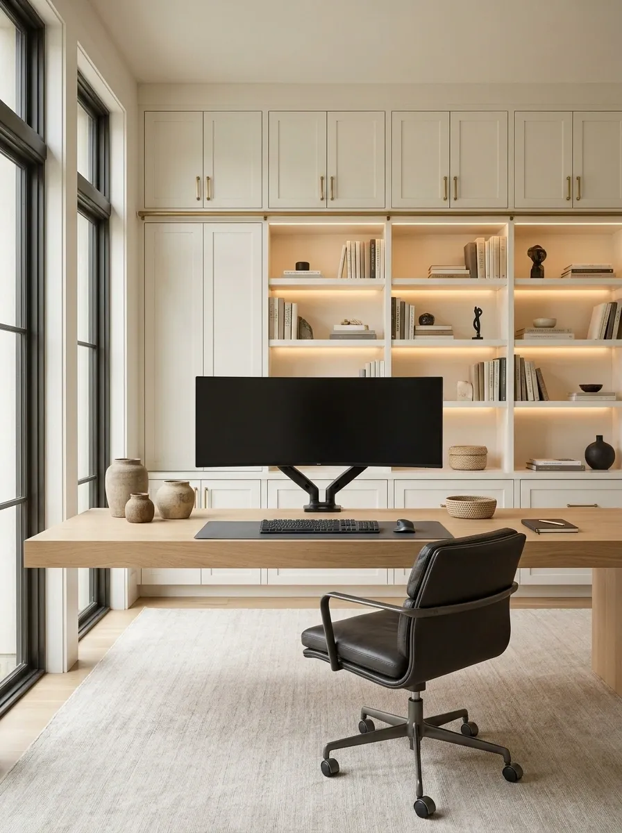 Use a Monitor Arm to Free Up the Desk Surface