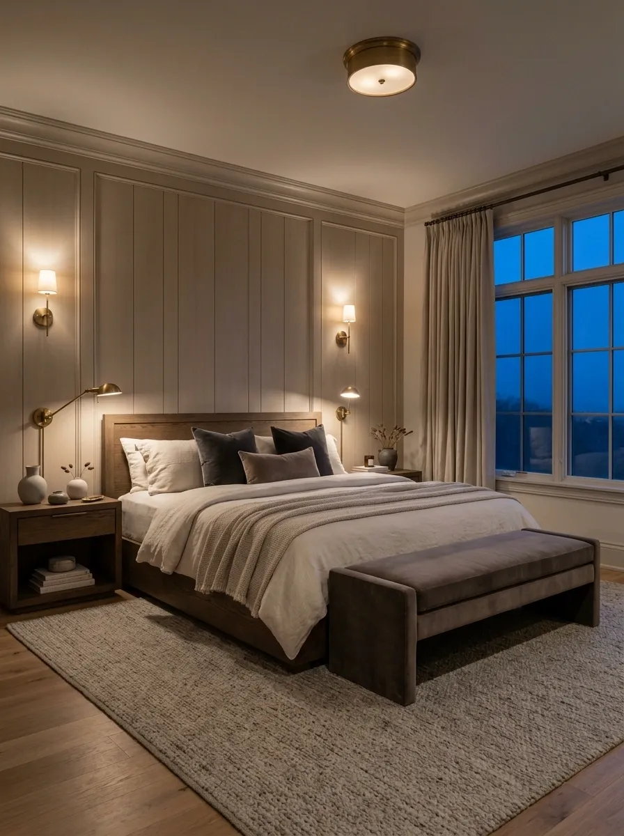 Use Layered Lighting Instead of One Bright Ceiling Light