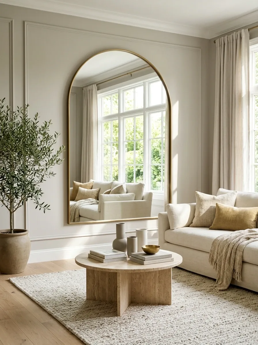 Use Mirrors to Fix a Dark or Awkward Sightline