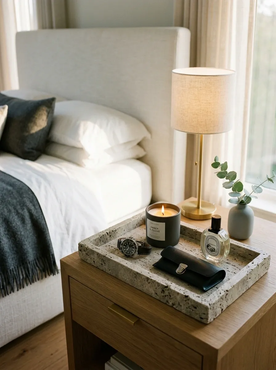Use One Large Tray to Corral Small Items
