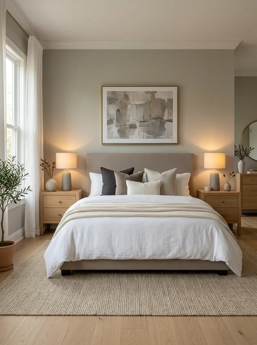 Use Two Matching Nightstands, Even Cheap Ones