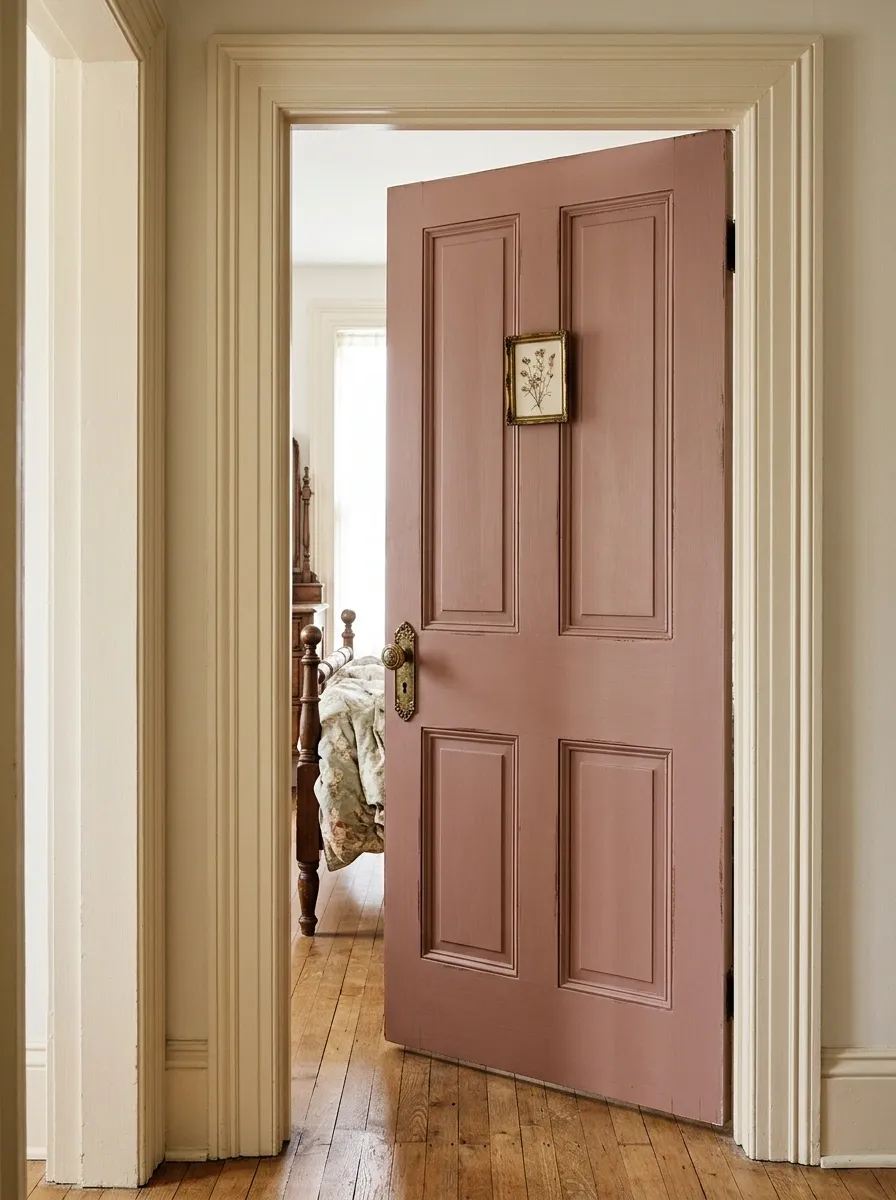 Vintage Rose Door With Antique-Inspired Details