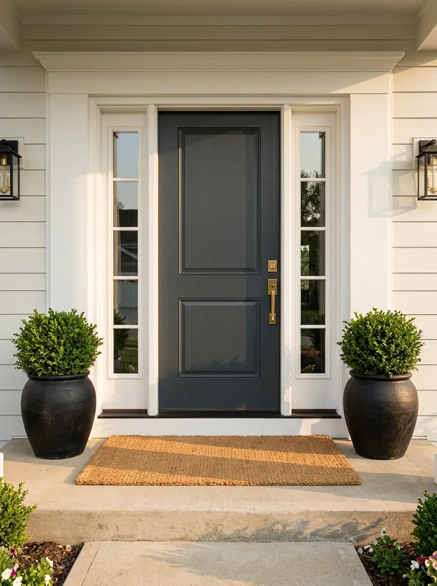 Wash the Front Door and Clean the Hardware
